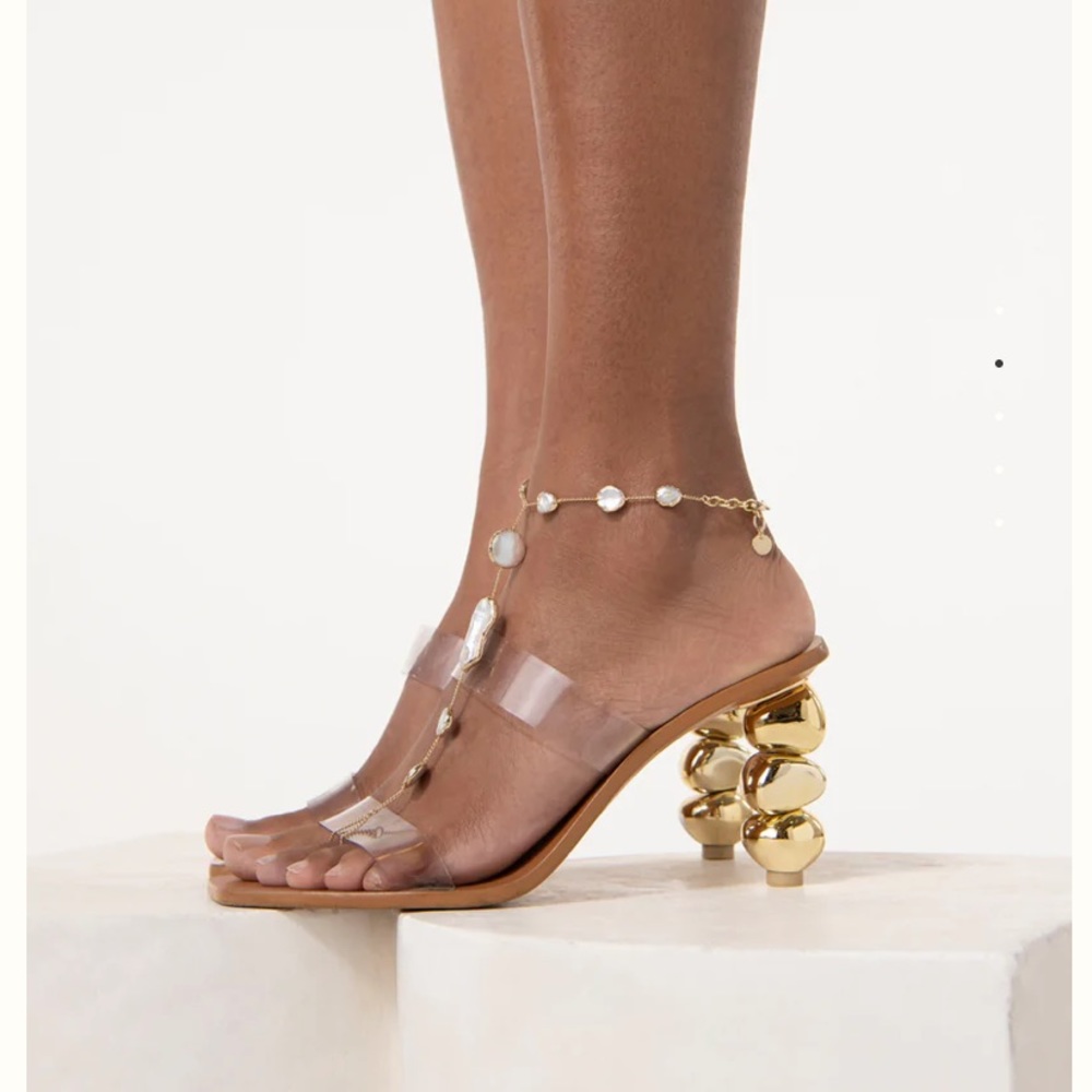 NWOT Cult Gaia Meta Heel Size 10